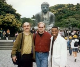 Steve with Dave Stryker in Japan, late 90s
